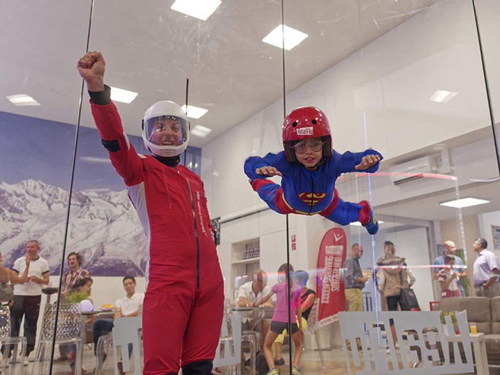 RealFly, Sion, Valais, avion et parachutes