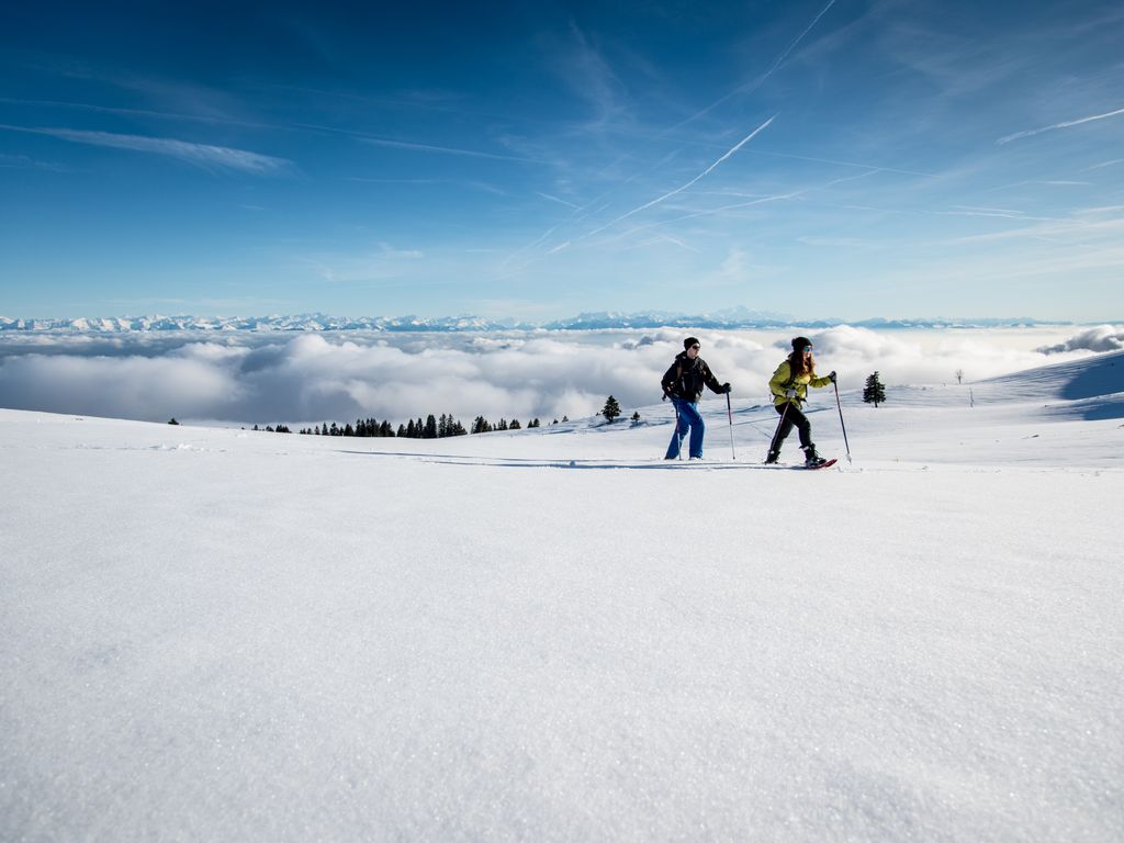 Les plus belles balades à raquettes de Suisse romande: le parcours du Chasseron