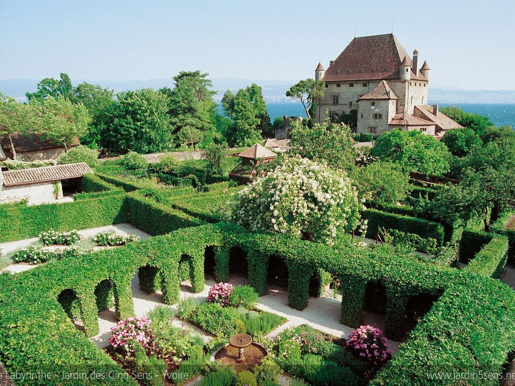 Jardin des cinq sens - Yvoire - France voisine