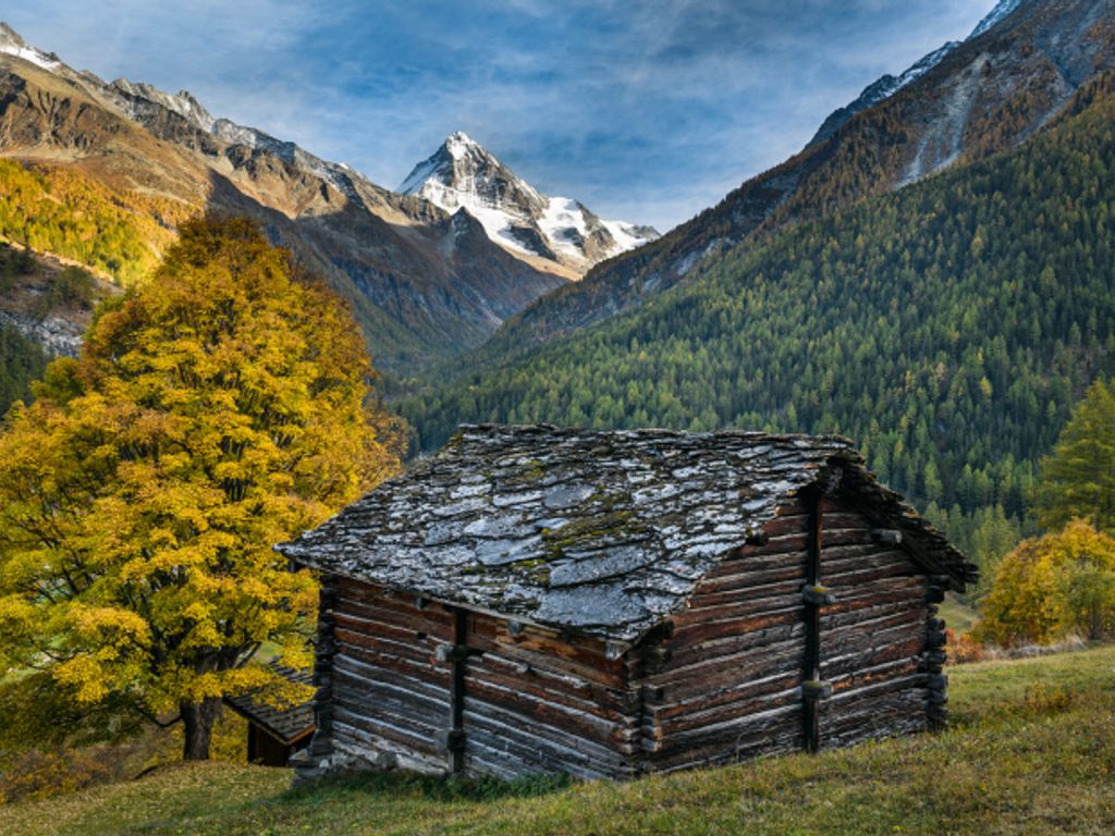Balade d'automne à Evolène dans le val d'Hérens