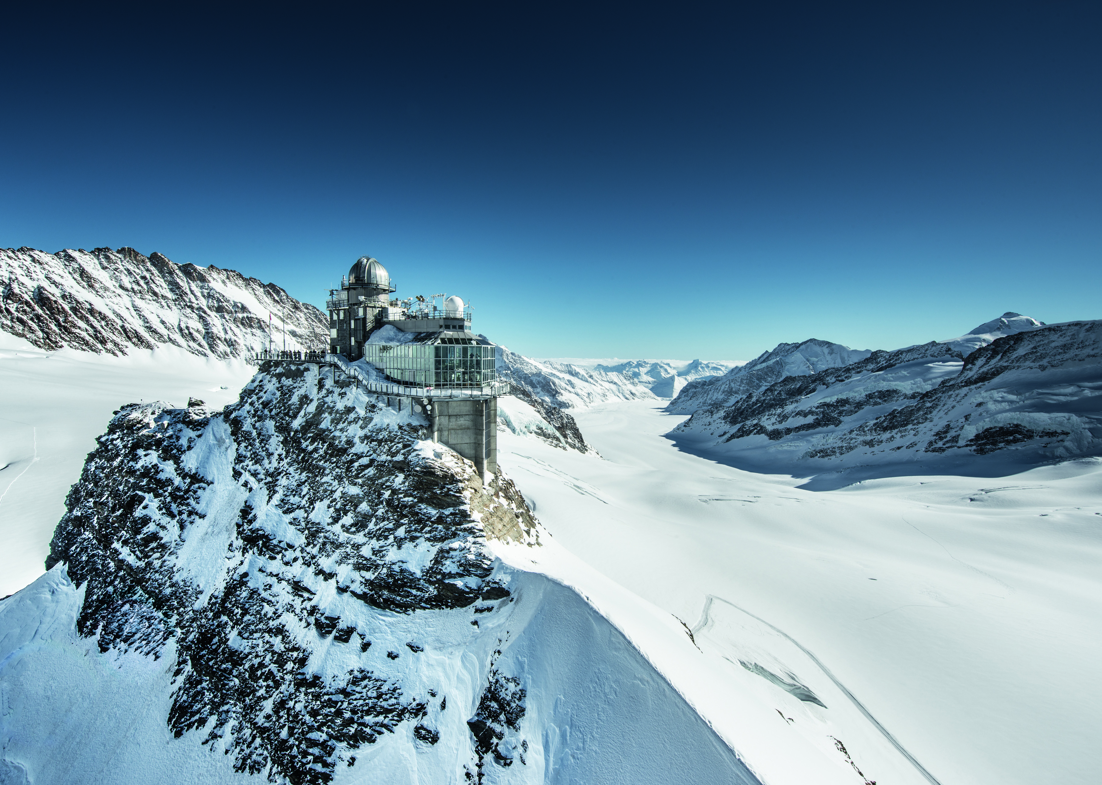 Sites hivernaux féeriques de Suisse romande: jungfraujoch