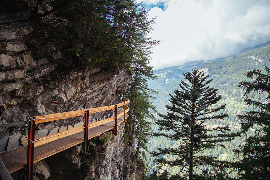 Le bisse du Ro est un des plus beaux paysages et sites naturels de Suisse