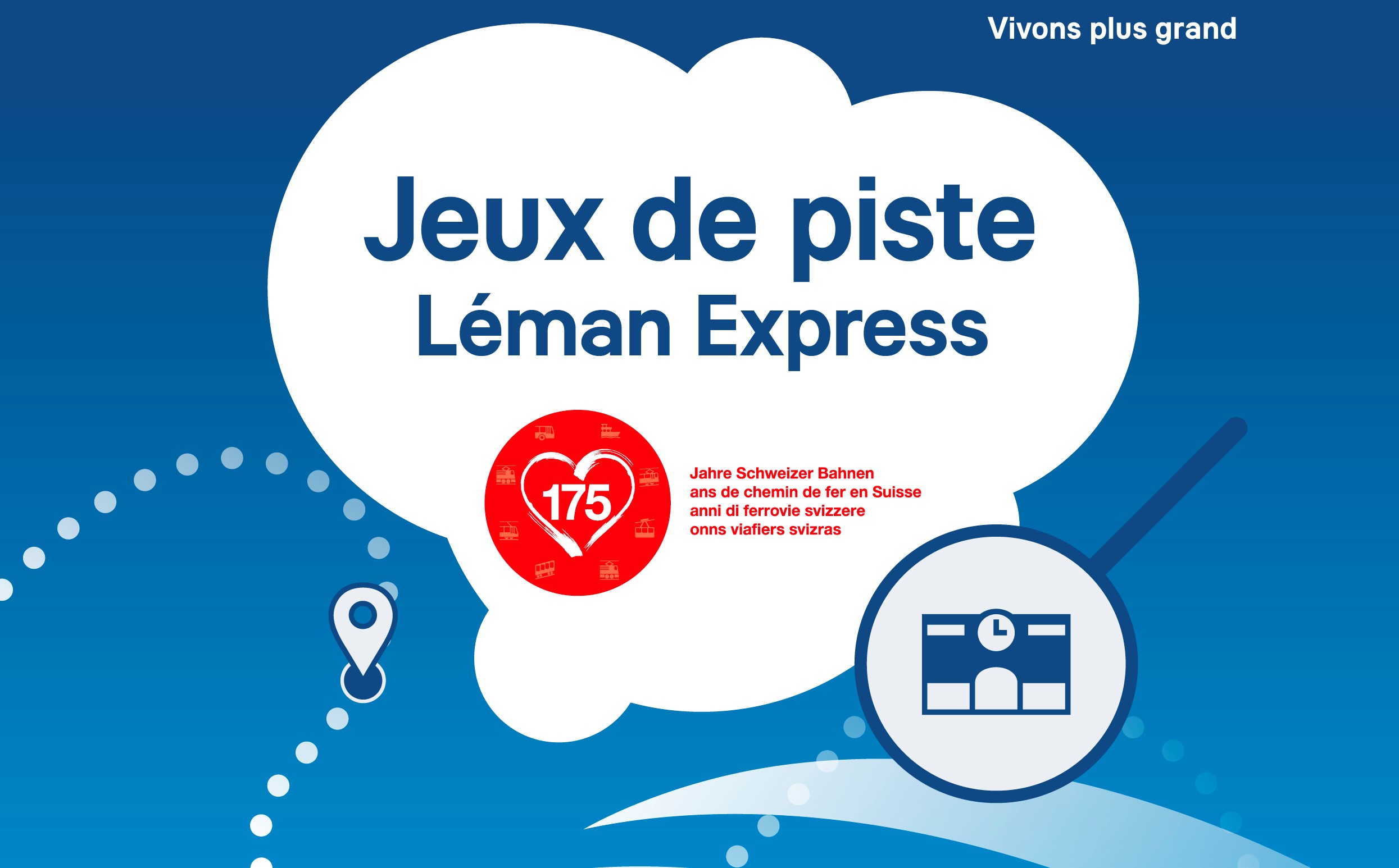Jeu de piste Léman Express à Genève-Eaux-Vives et Annemasse 