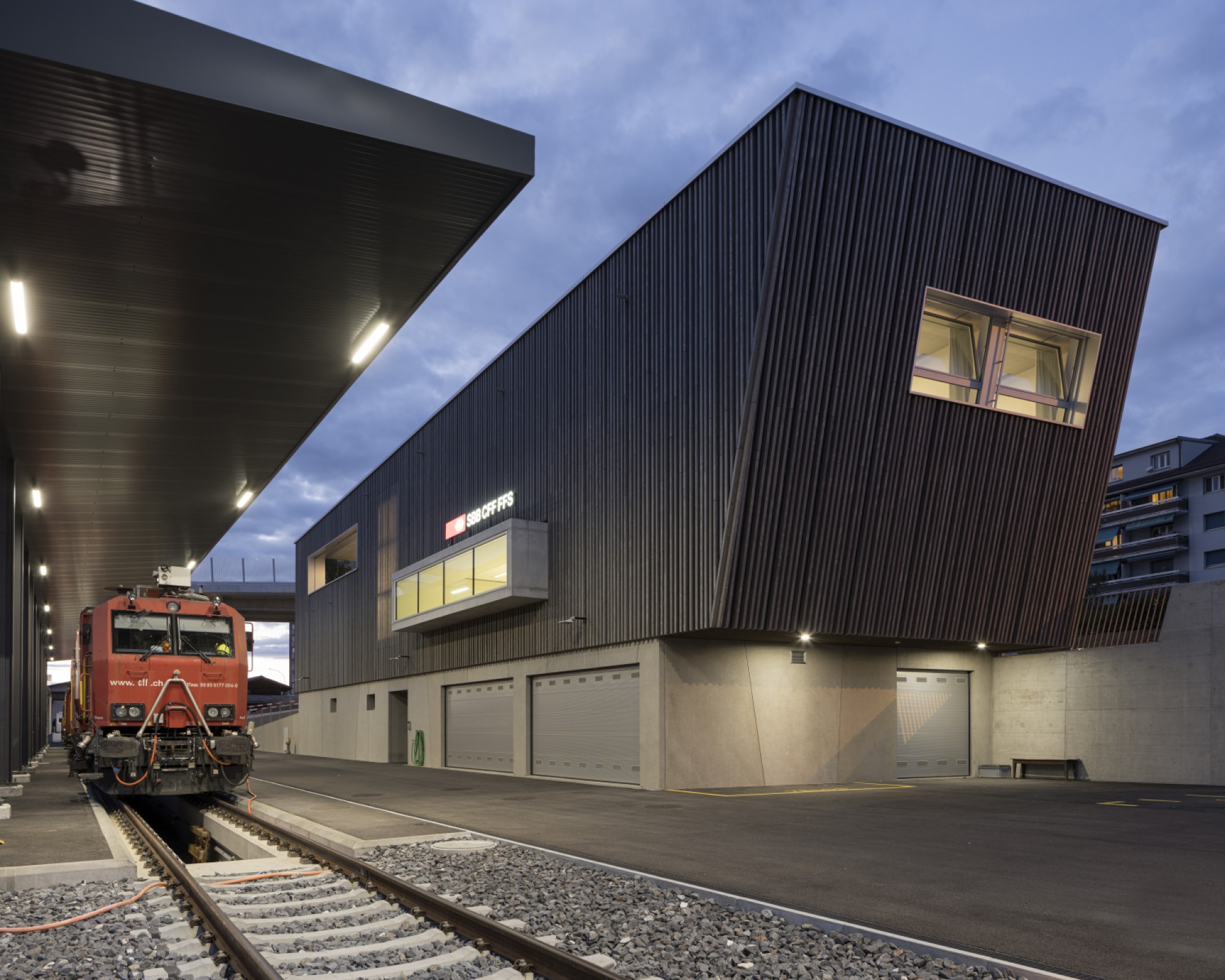 Caserne d'intervention CFF de Renens - Pompiers ferroviaires 
