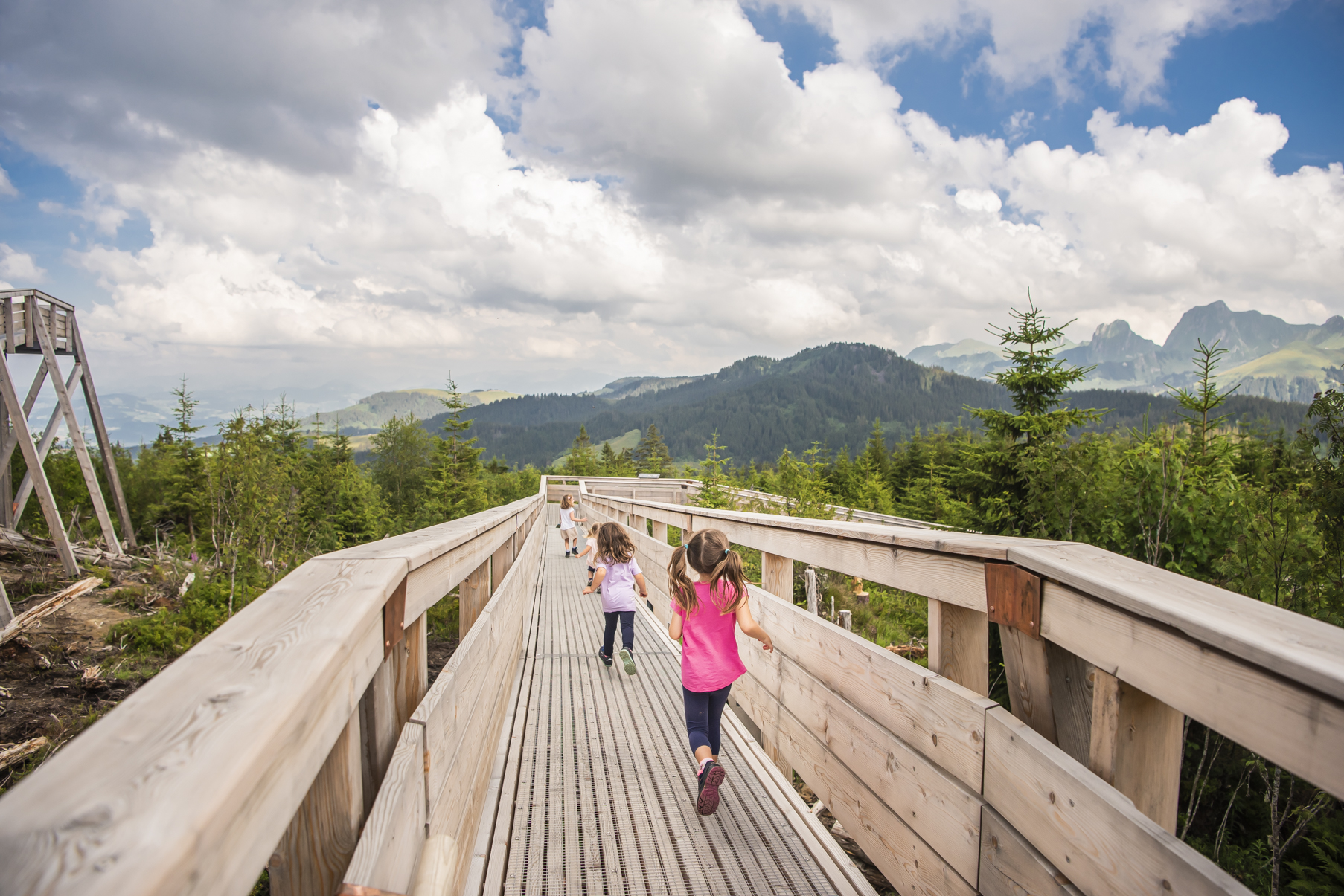 Passerelle du Gäggersteg, Rüschegg