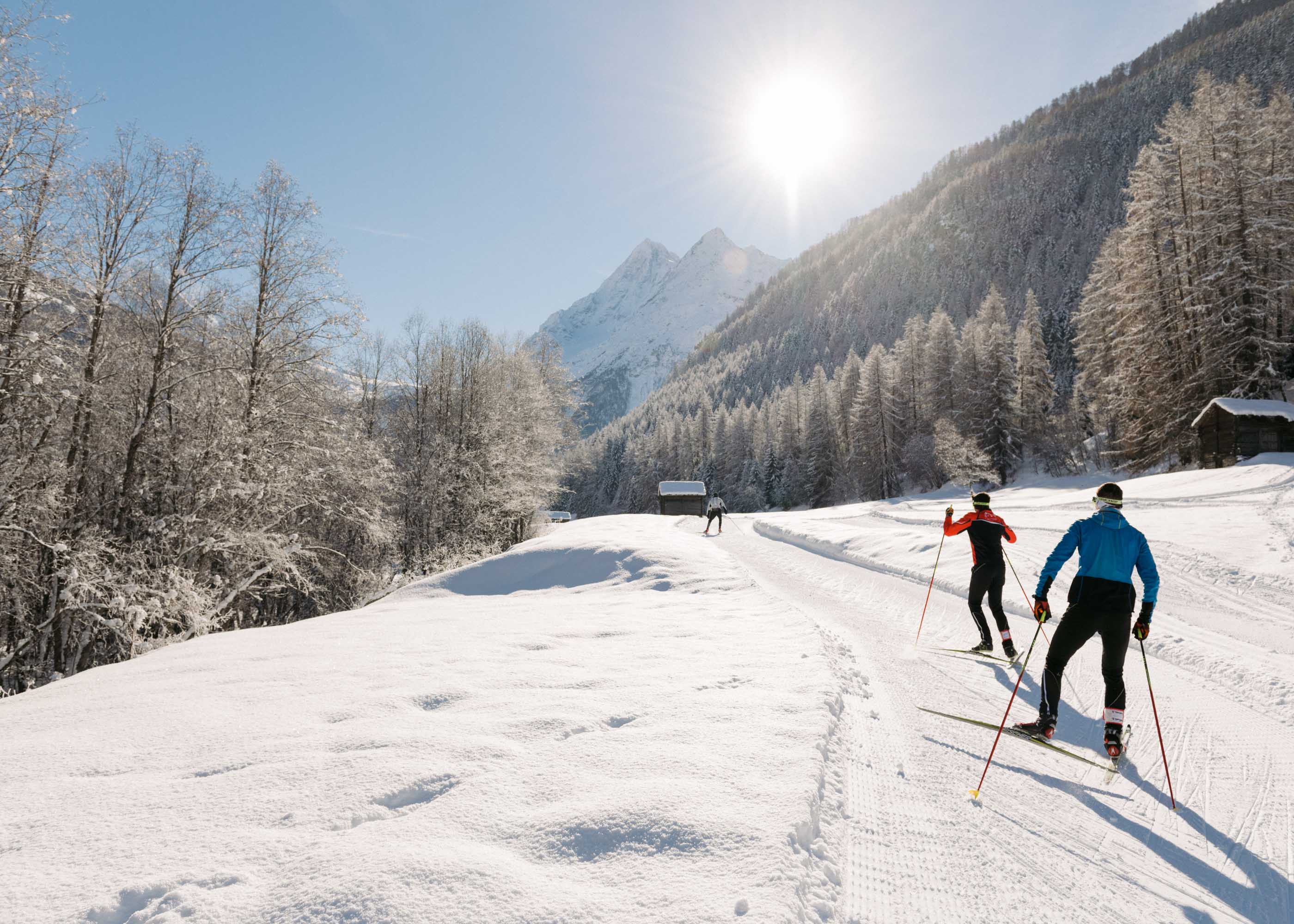 Ski de fond au Val d'Hérens