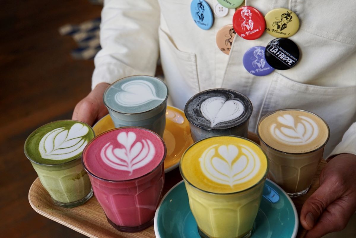 boisson chaude, boisson colorée, latte, golden milk, boisson d'hiver, oh martine