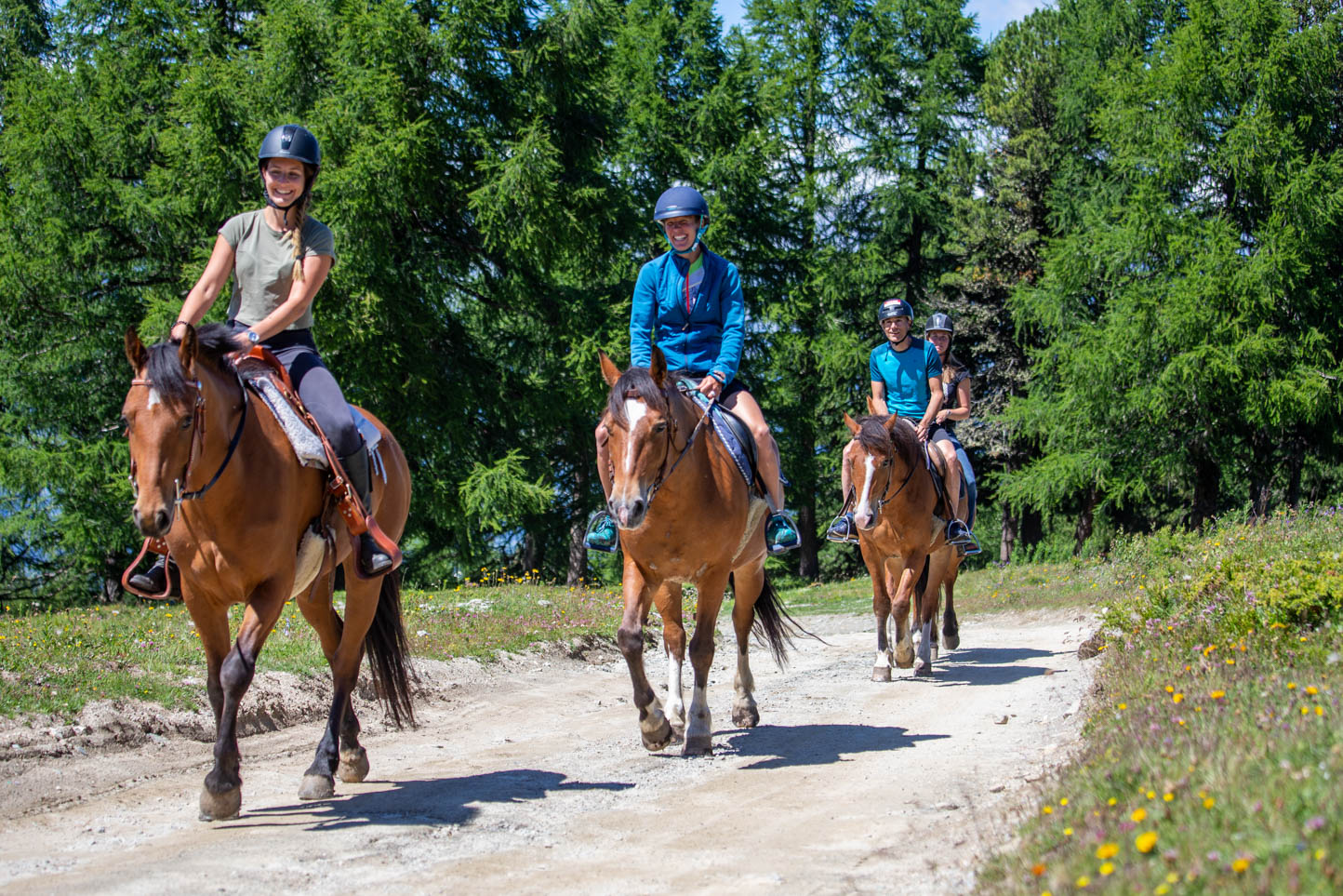 Bons plans vacances en Valais - Excursion à cheval dans la région de Thyon