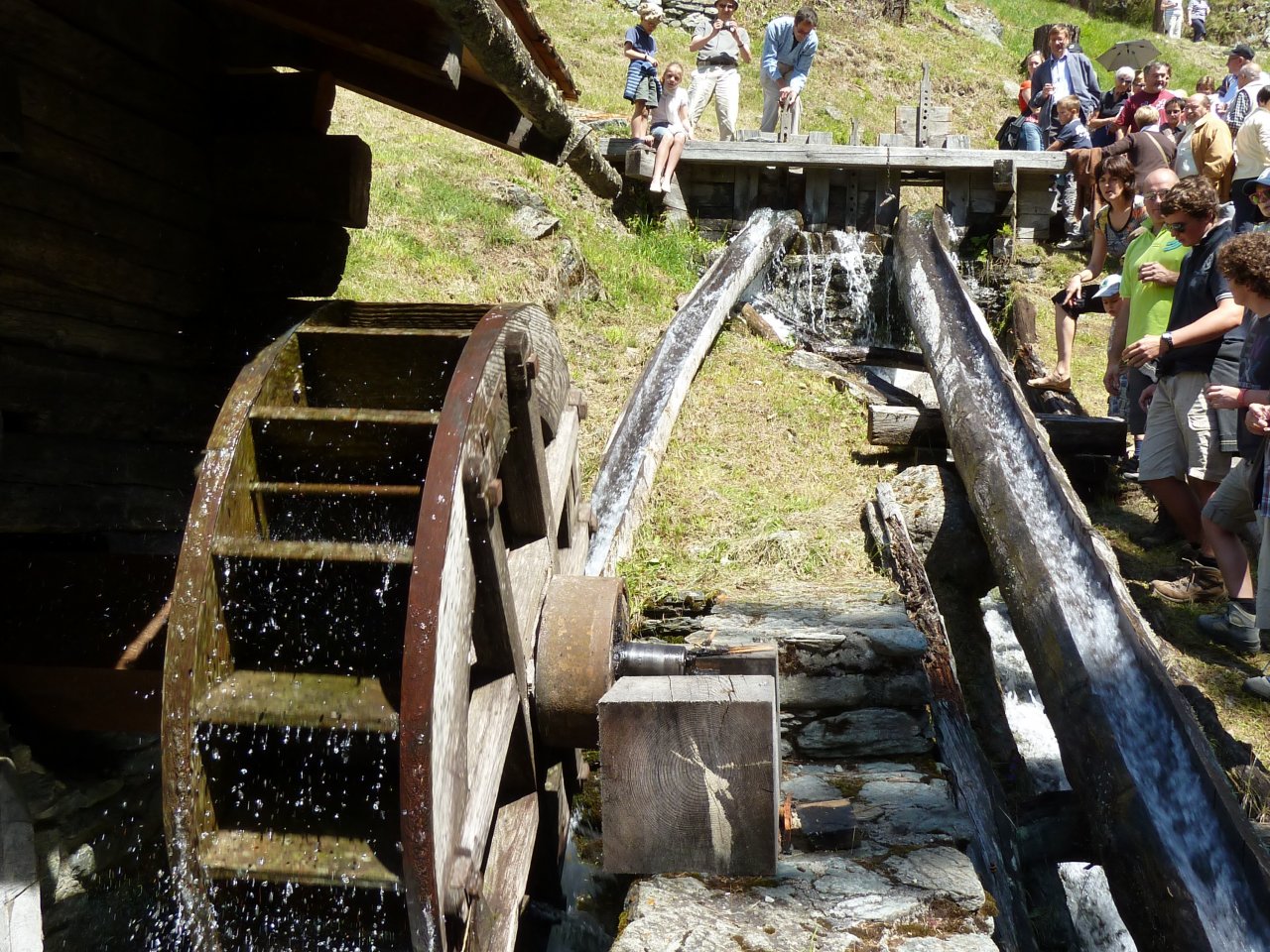 Moulins de Saint-Luc dans le Val d'Anniviers