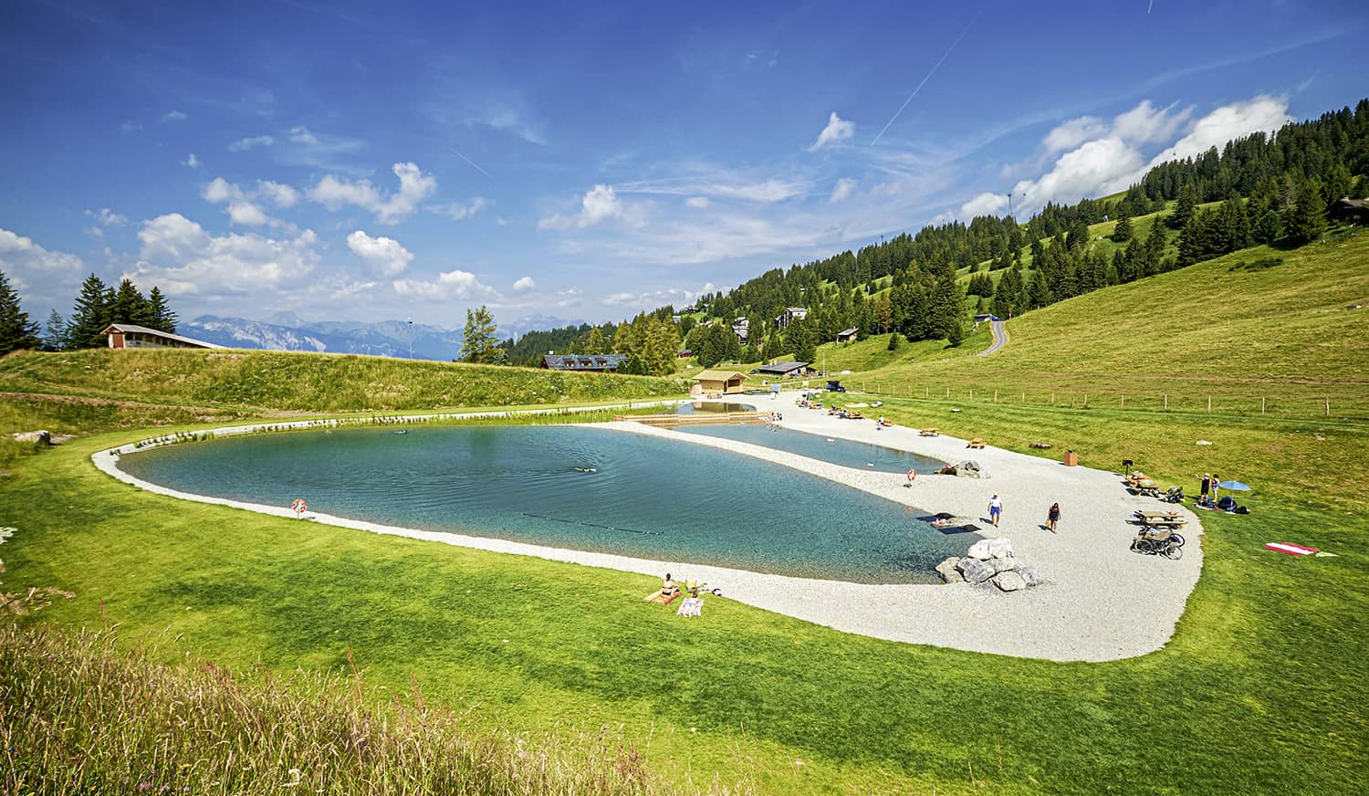Lac de Frience à Gryon, dans le canton de Vaud