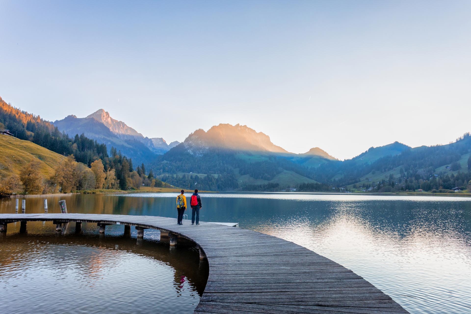 Le Schwarzsee en automne