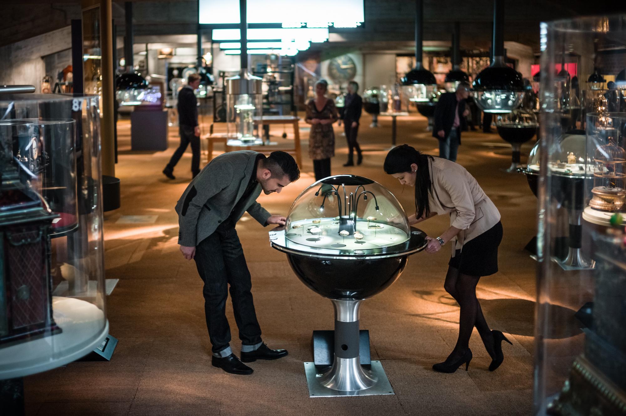 Exposition permanente du Musée international de l'horlogerie, à La Chaux-de-Fonds.