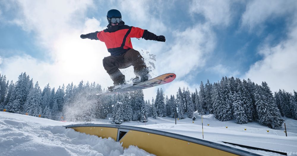 Snowpark de la Berra, dans le canton de Fribourg.