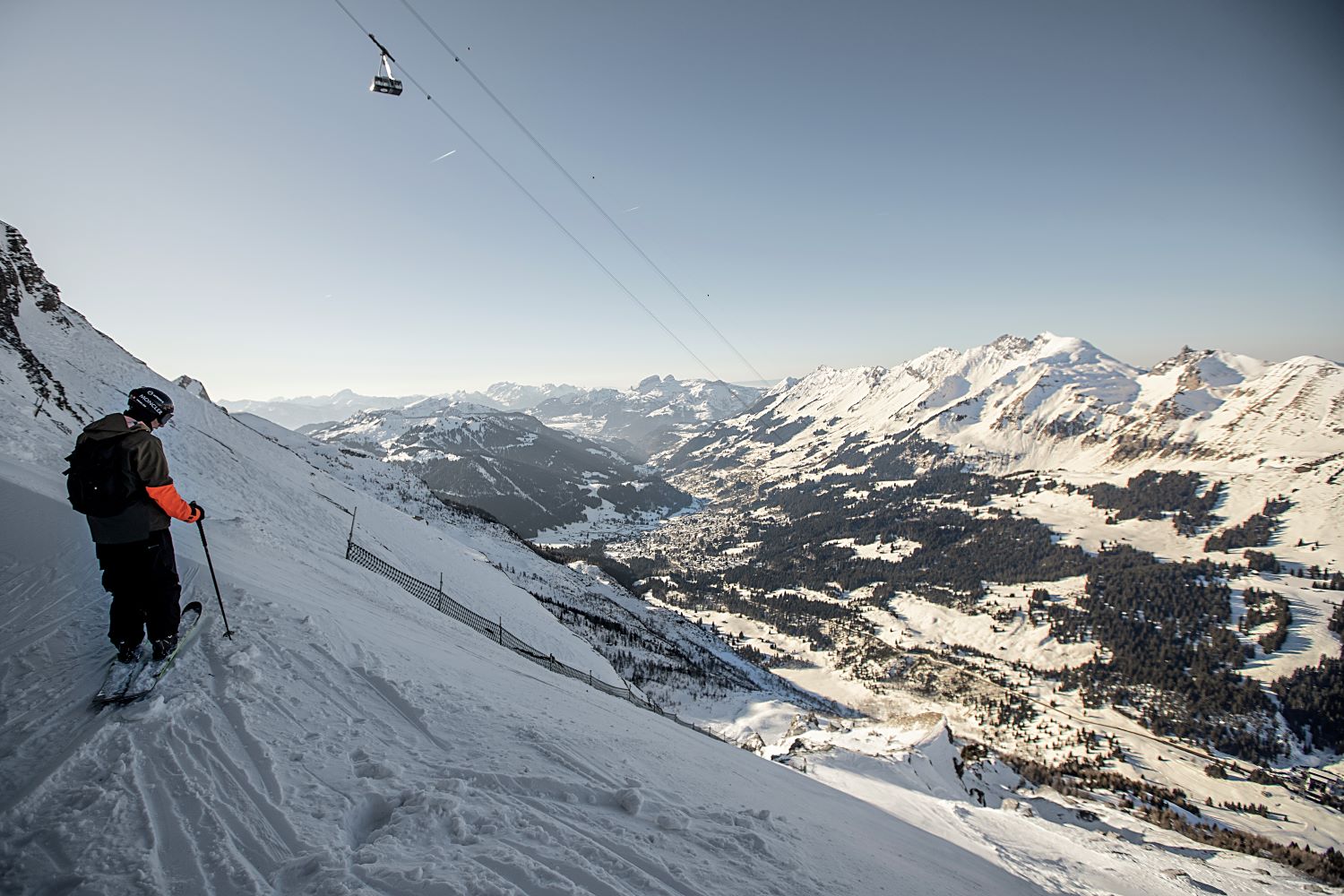 Le Black Wall, la piste noire de Pierres-Pointes à Glacier 3000/Les Diablerets.