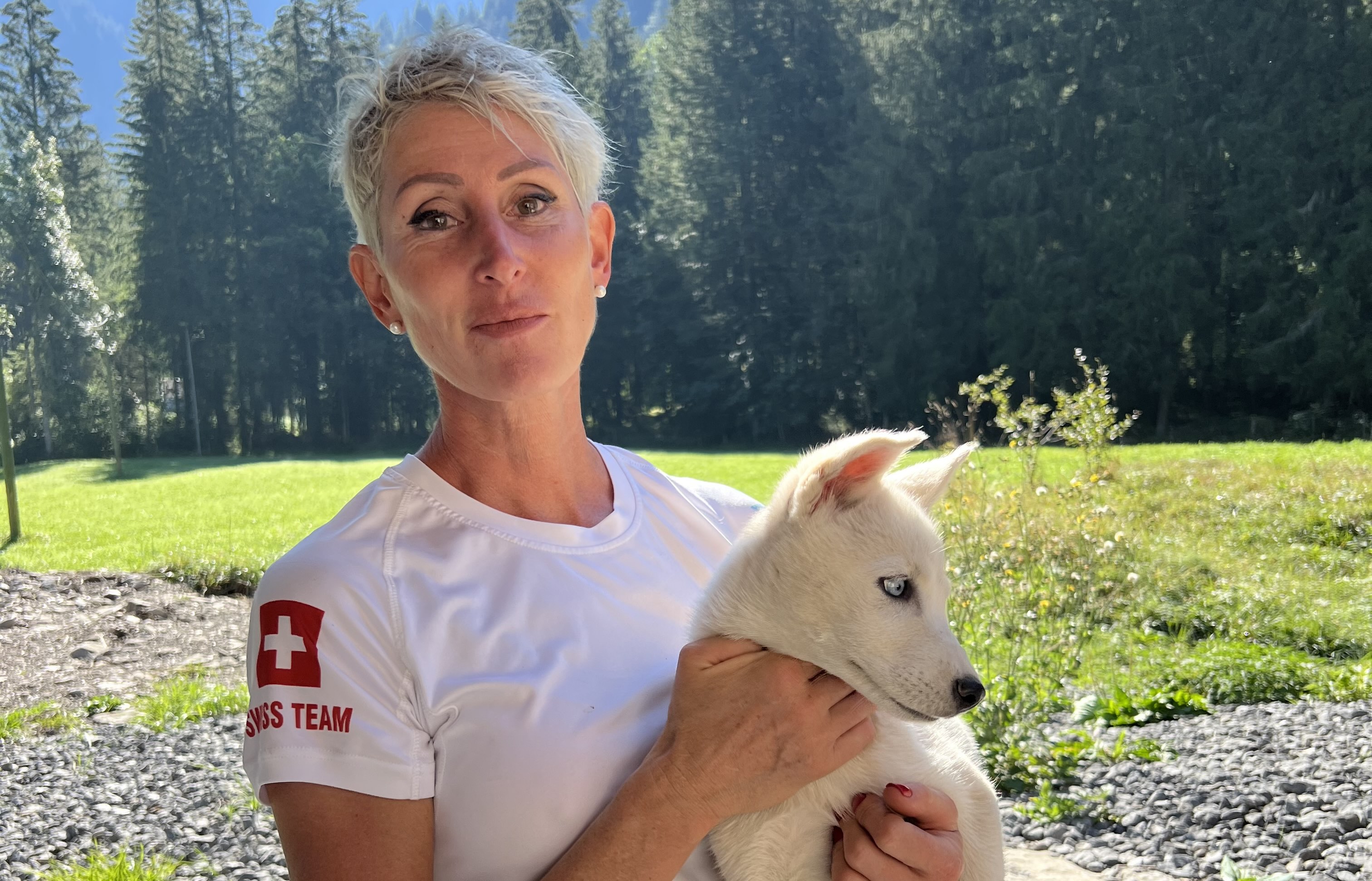 Violaine Grau, musher chez Alpe's Huskies