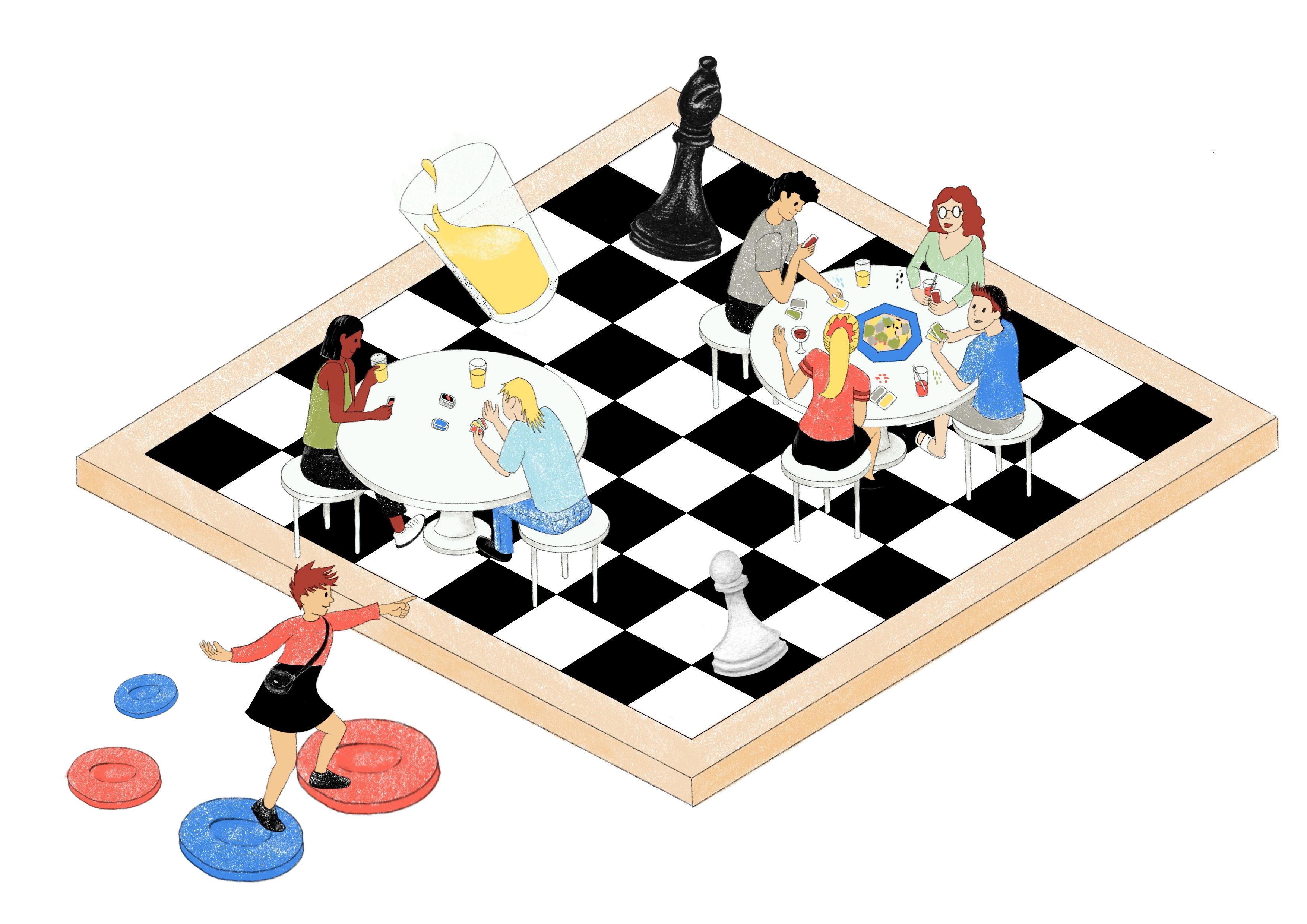 Association Ch'Piil à Lausanne, jeux de société