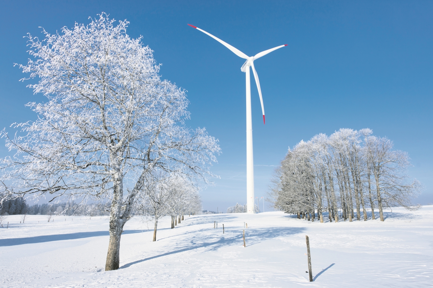Le Sentier des Monts et ses éoliennes, Jura