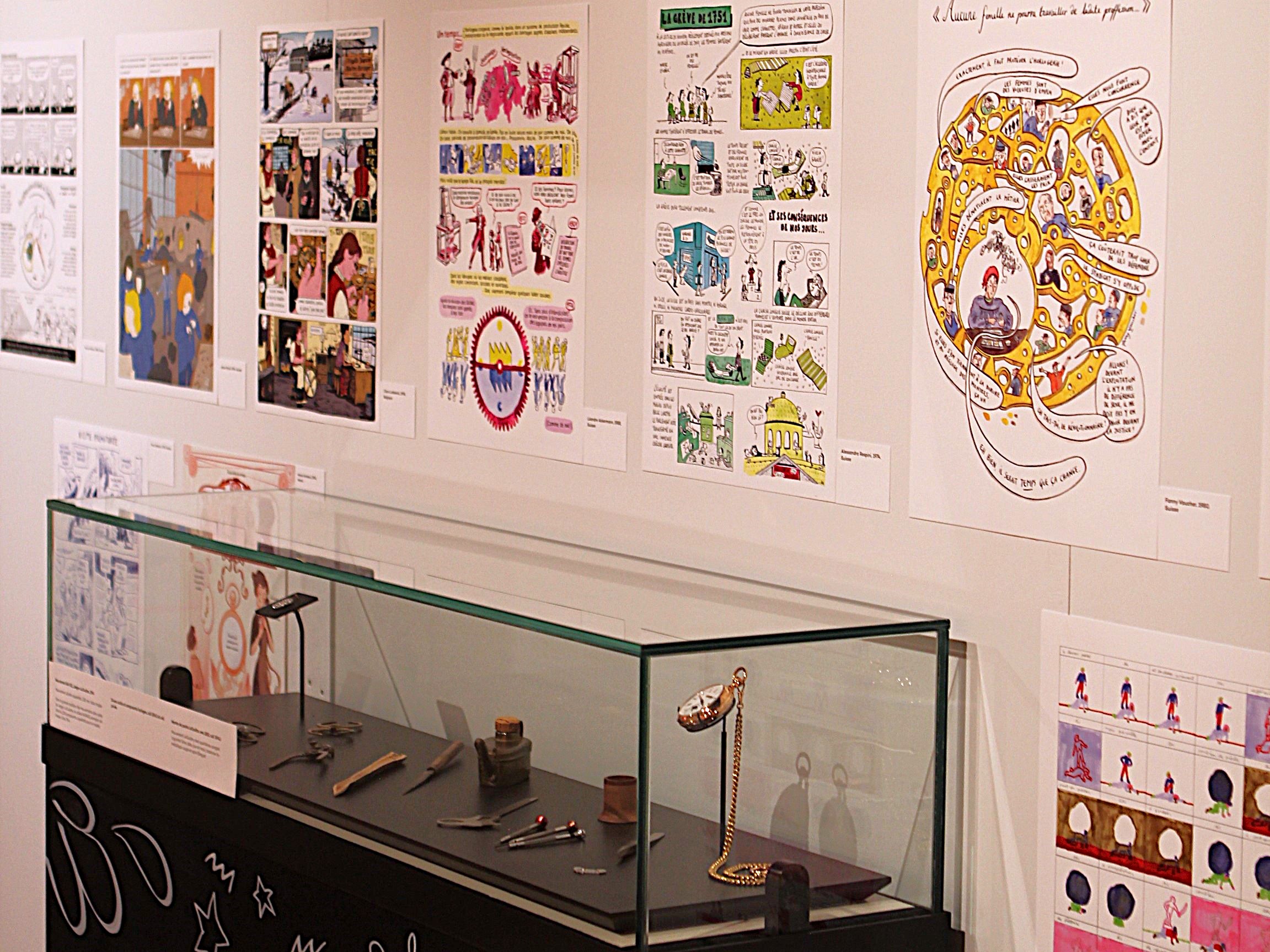 À l’Espace horloger de la vallée de Joux, l’expo "Comix Mécanix" met les aiguilles au service de l’imaginaire.
