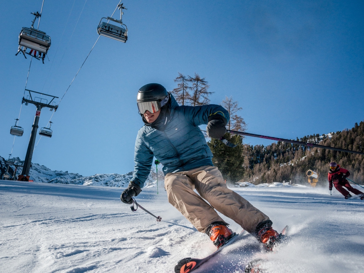 1 petite heure au départ de Sion et vous voilà sur les lattes à Nendaz.