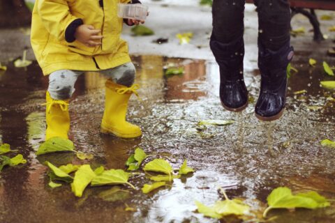 Que faire avec les enfants par jour de pluie?