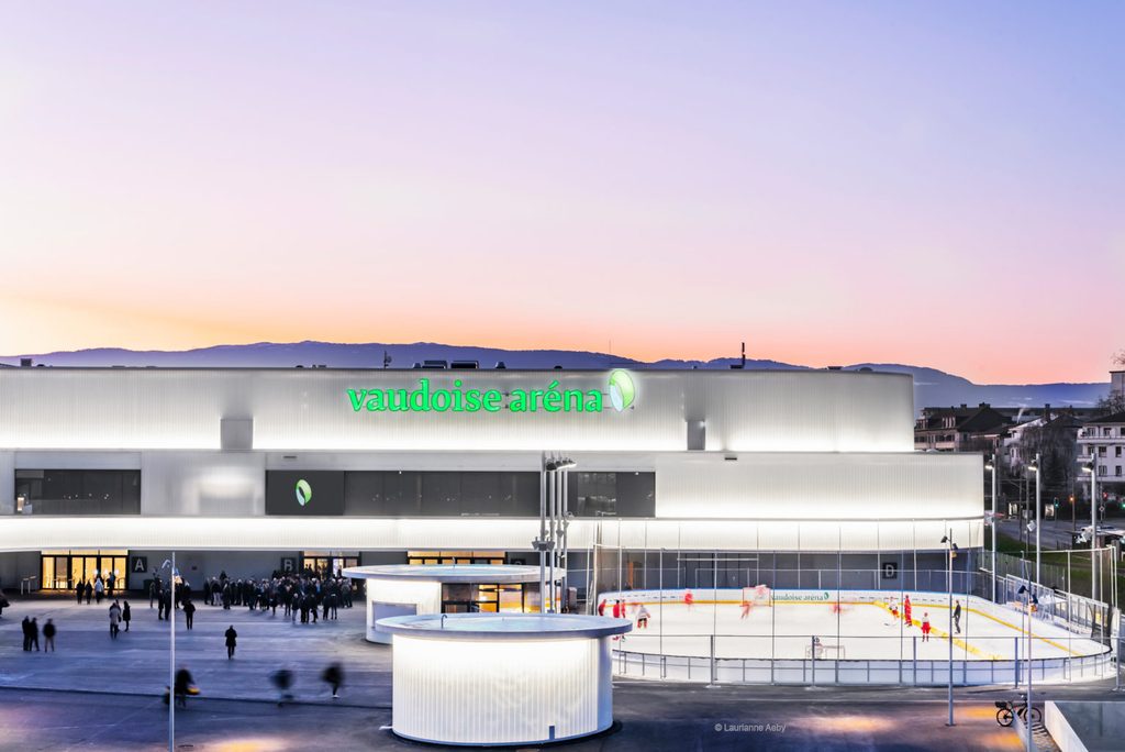 Patinoire extérieure de la Vaudoise aréna