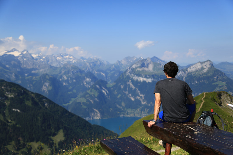 Schwyzt randonnée en montagne Gratwanderweg