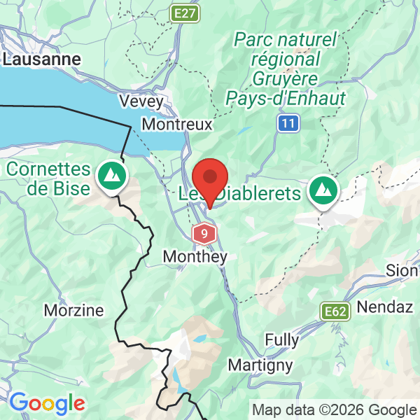 Carte de l'activité