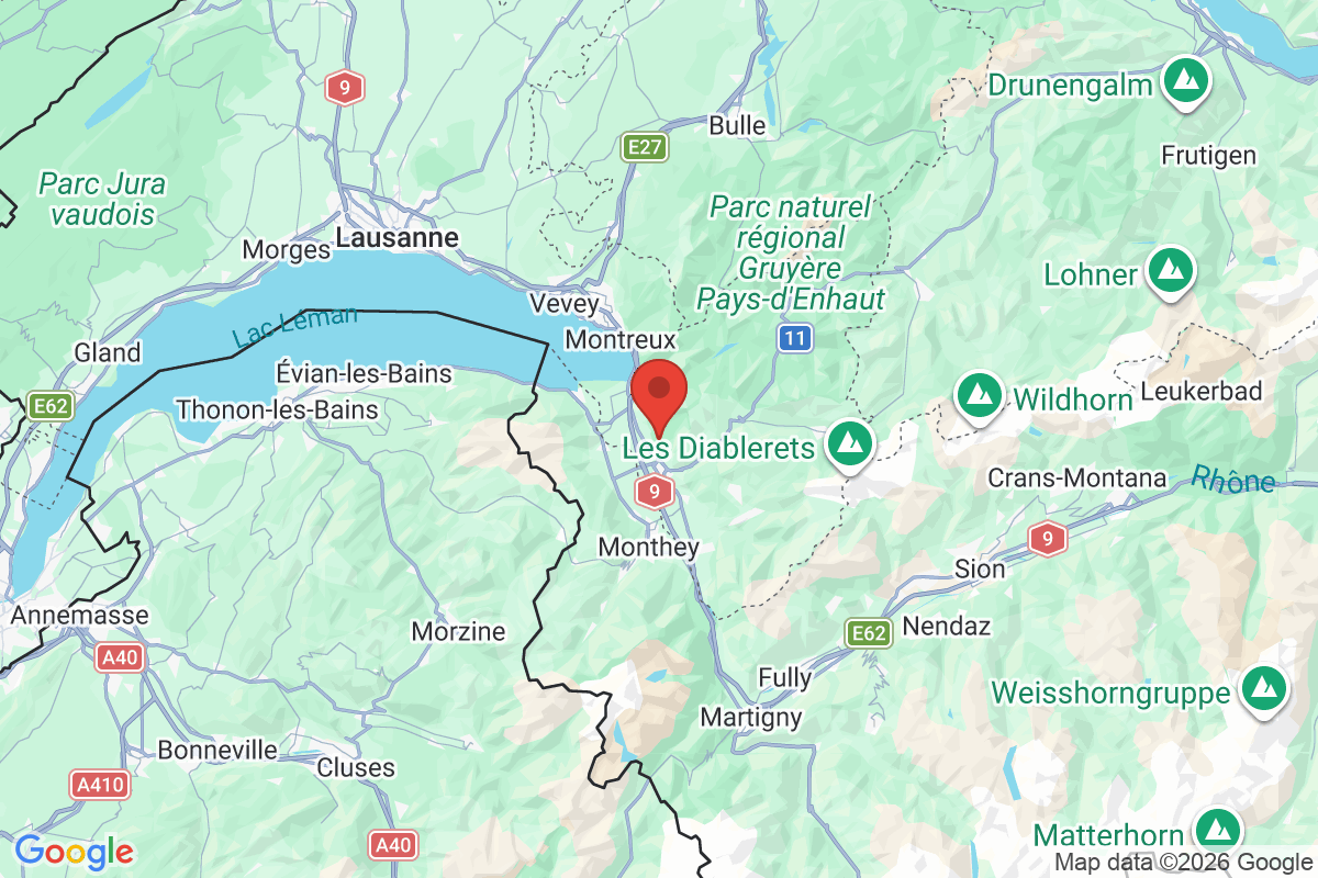 Carte de l'activité