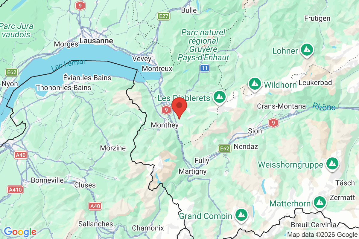 Carte de l'activité