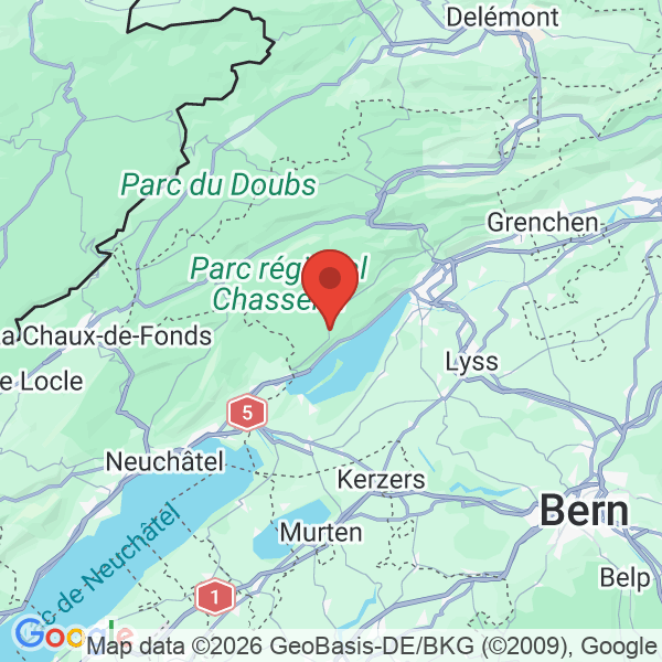 Carte de l'activité
