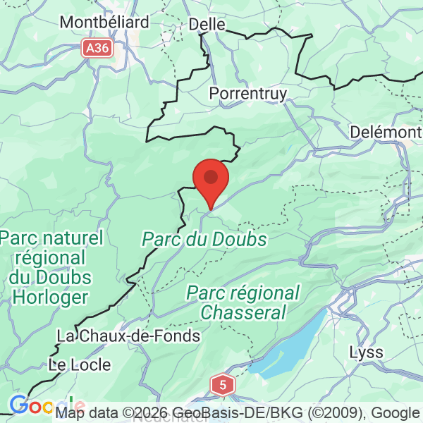 Carte de l'activité
