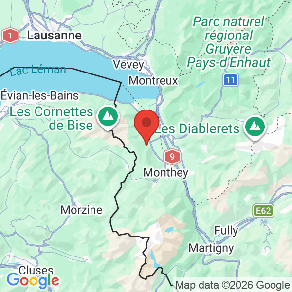 Carte de l'activité