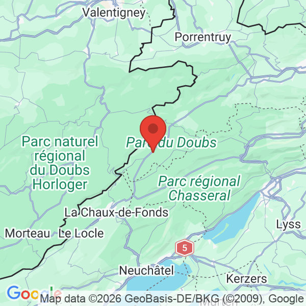 Carte de l'activité