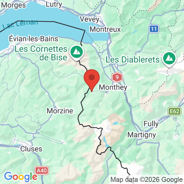 Carte de l'activité
