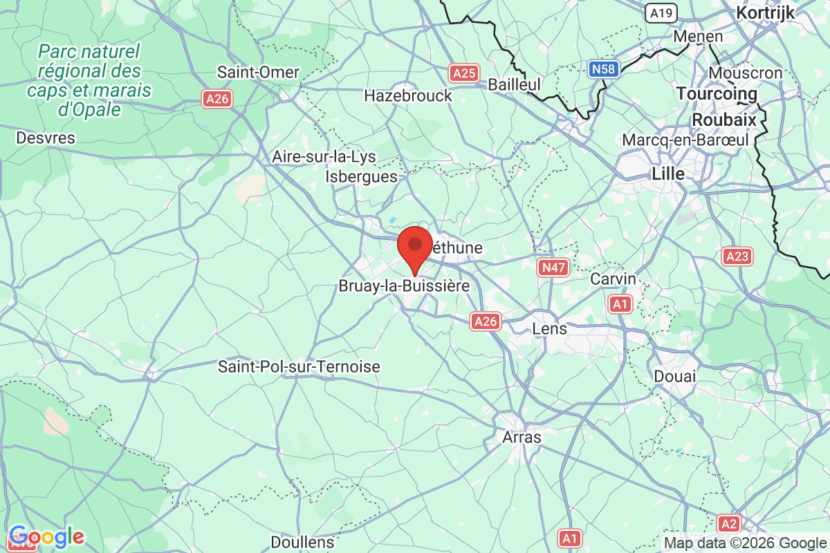 Carte de l'activité