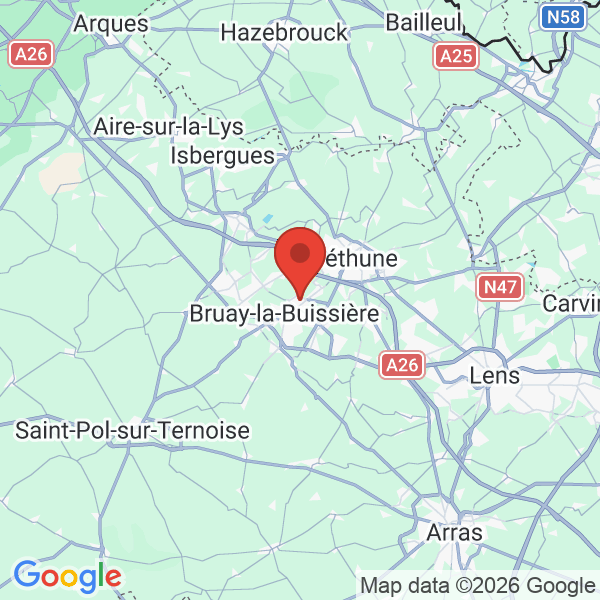 Carte de l'activité