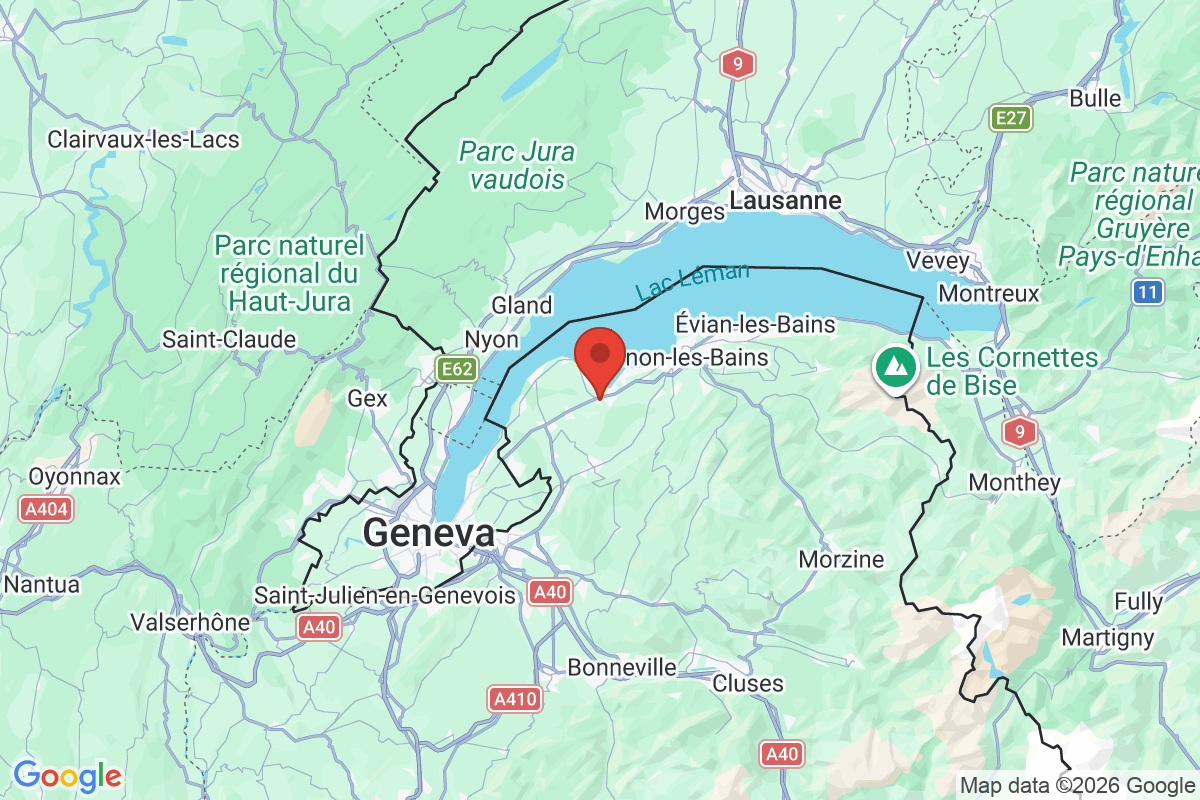 Carte de l'activité