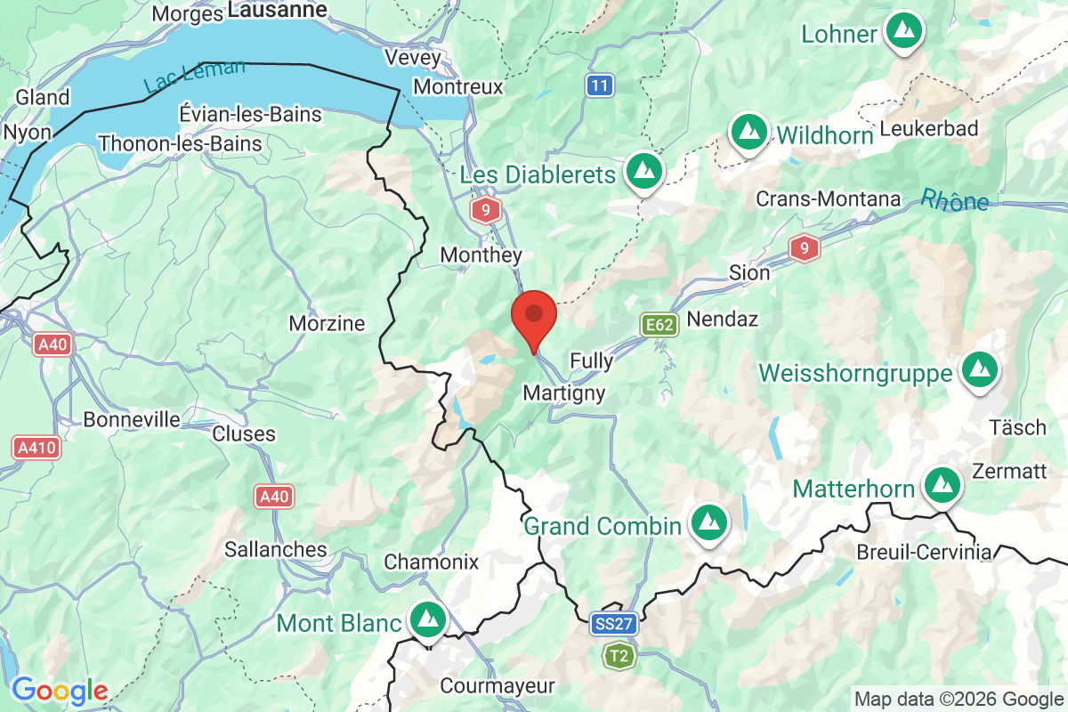 Carte de l'activité