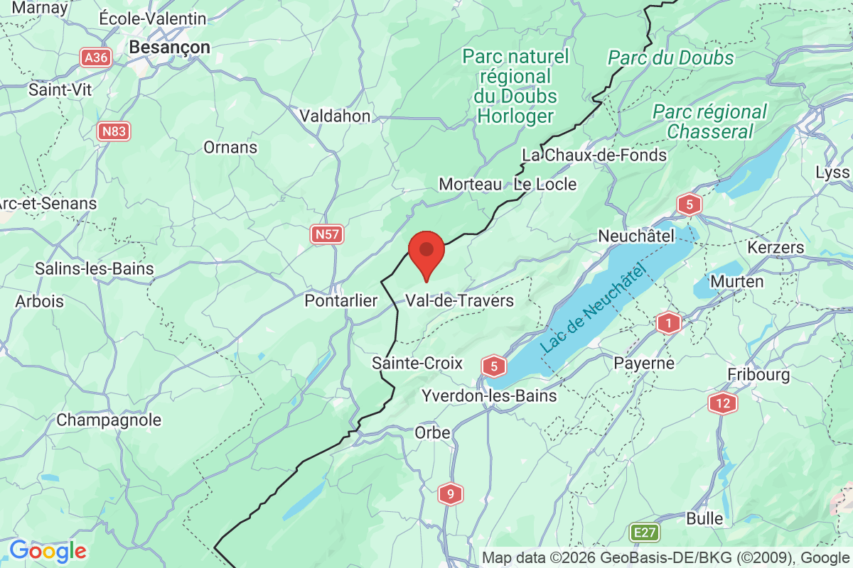 Carte de l'activité