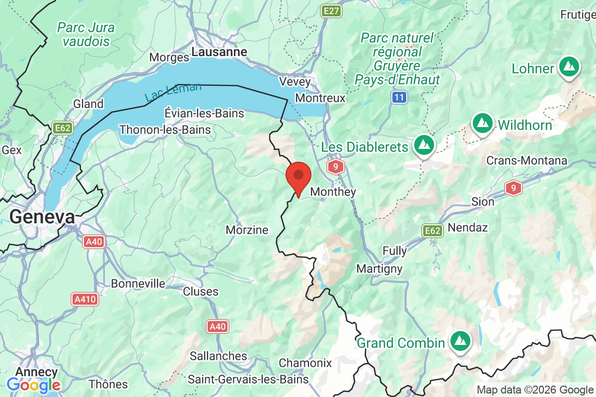 Carte de l'activité