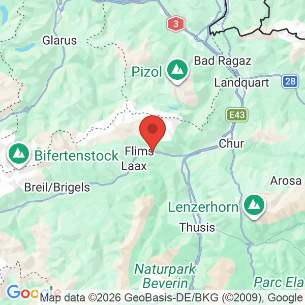 Carte de l'activité