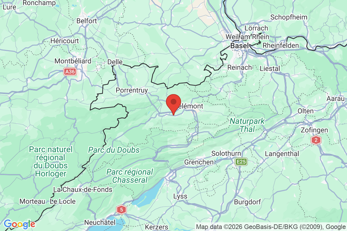 Carte de l'activité