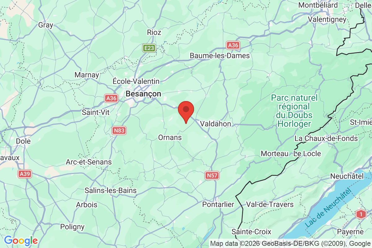 Carte de l'activité