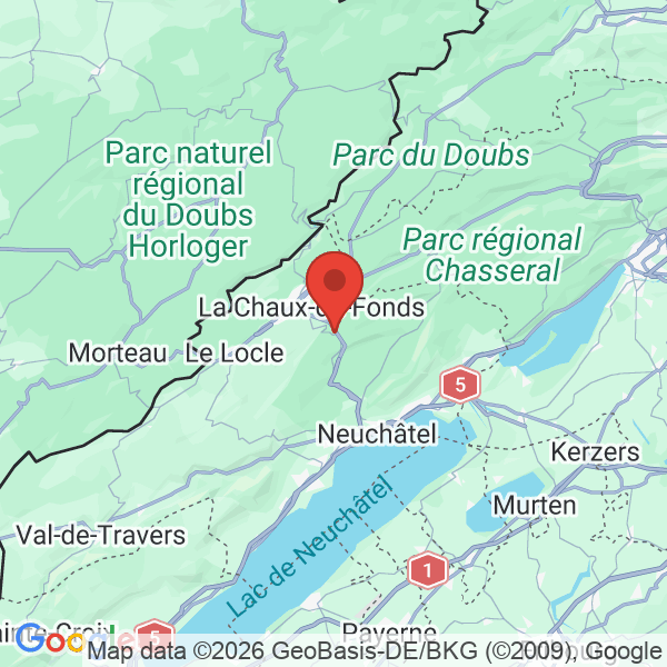 Carte de l'activité