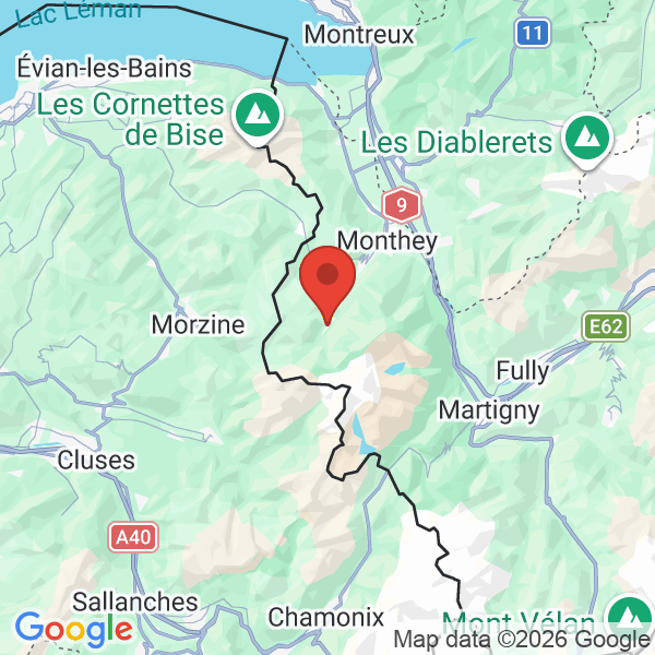 Carte de l'activité