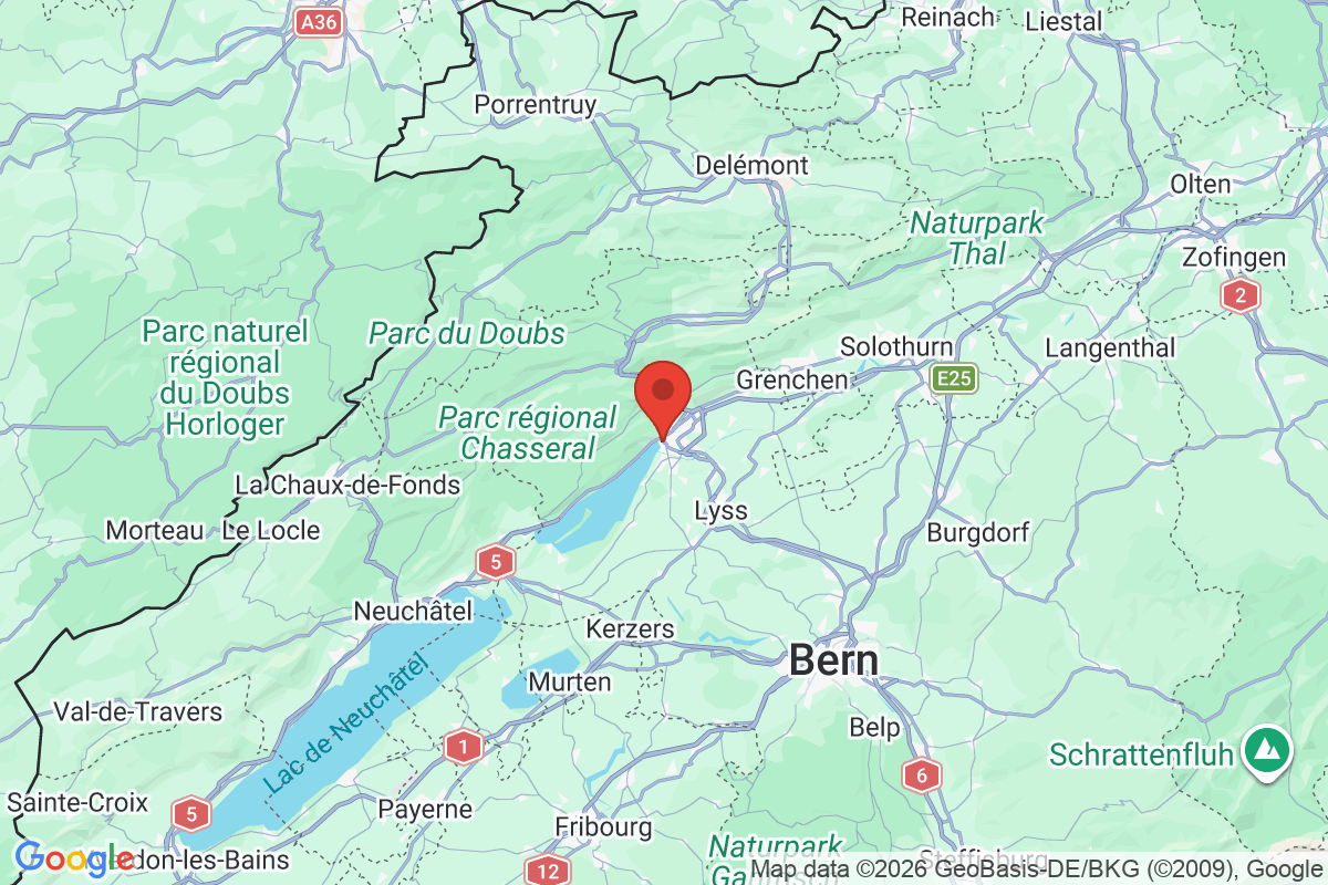 Carte de l'activité