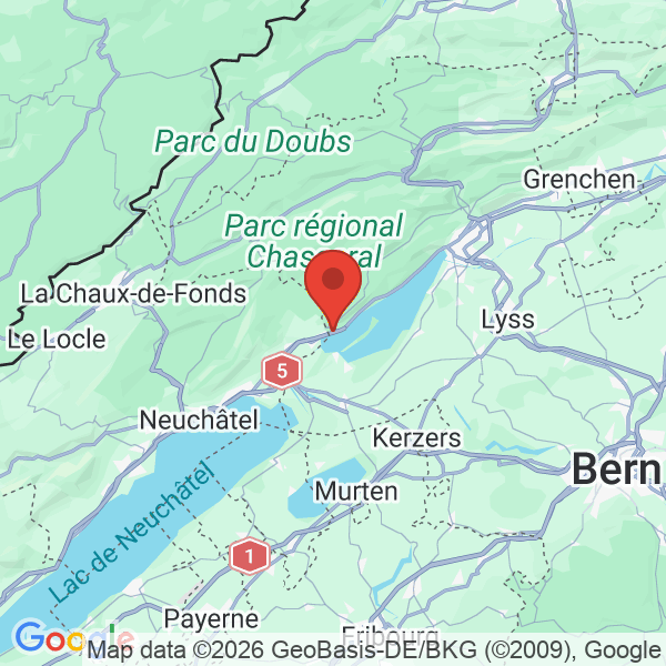 Carte de l'activité