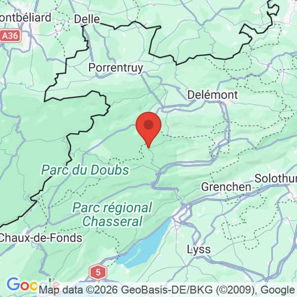 Carte de l'activité