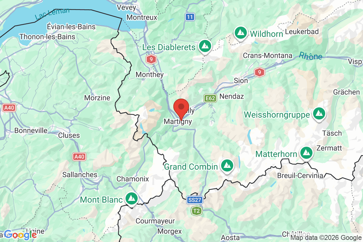 Carte de l'activité