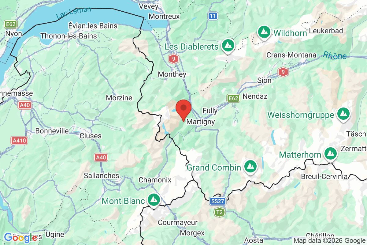 Carte de l'activité